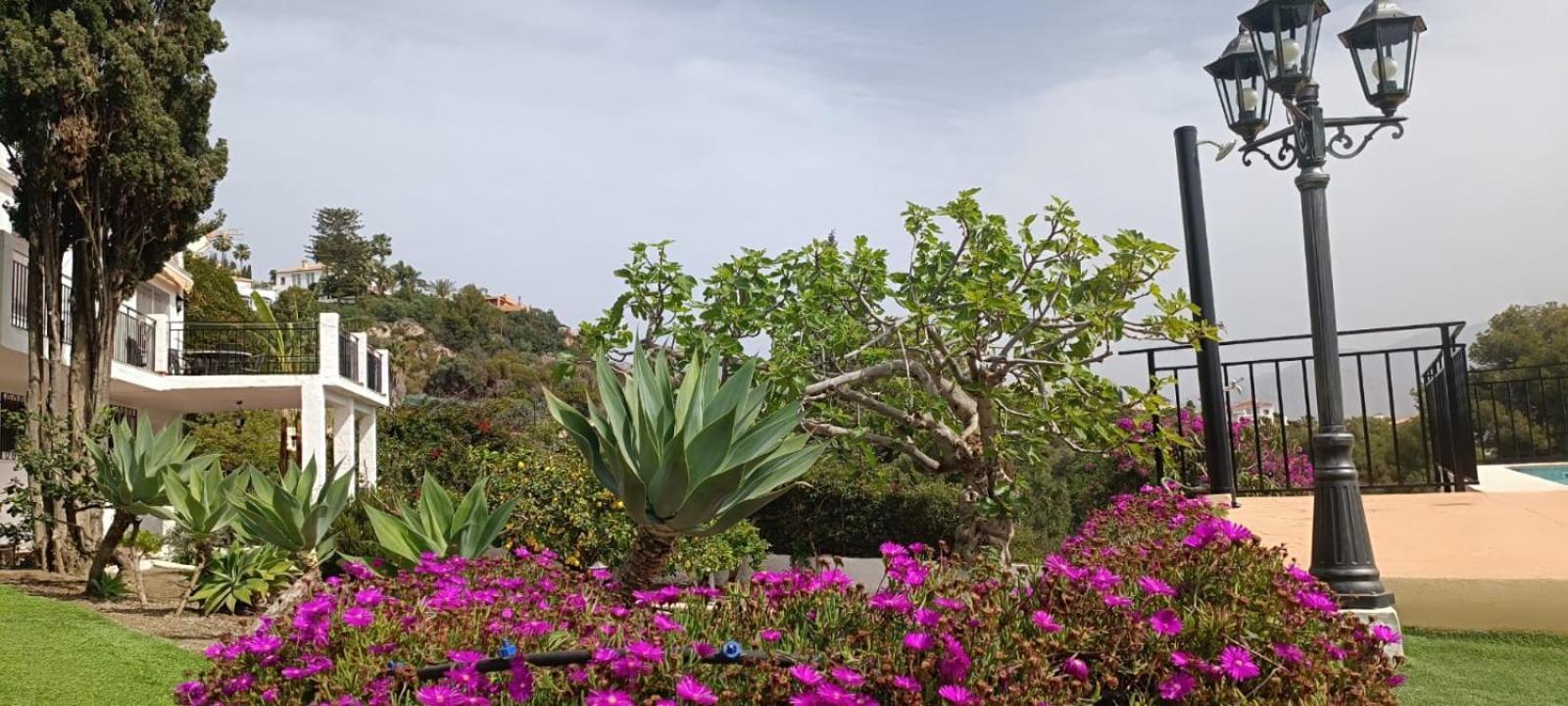 Villa La Torrecica, Con Caracter Andaluz Y Magnificas Vistas Al Mar Y Sierra Nevada Salobreña Exterior foto
